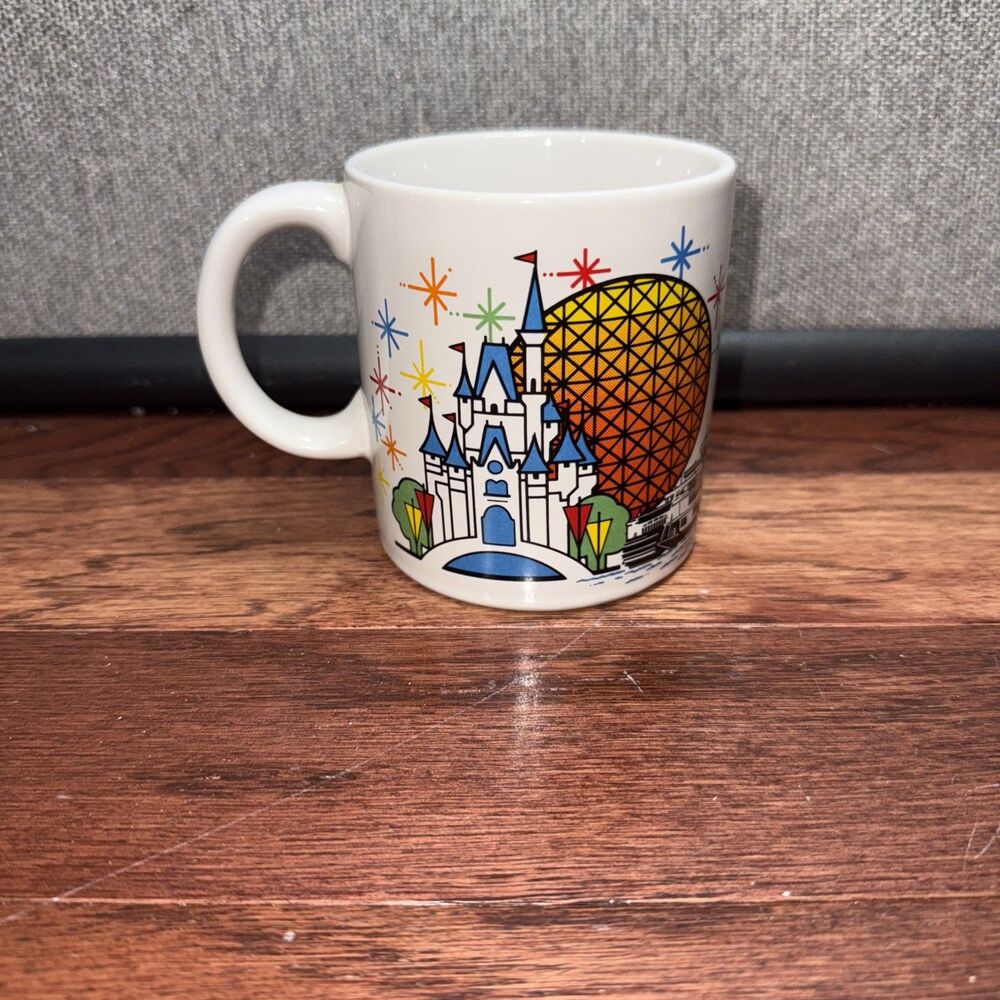 VTG Disney World Castle EPCOT Personalized Coffee Mug Collectible Cup- “Eddie”